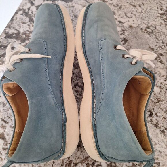 Samuel Hubbard Blue Lace-Up Suede Walking Oxford Shoe size 11.5M - Picture 9 of 11
